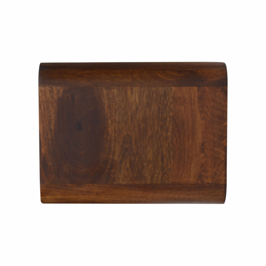 Floating Chestnut Open Console-Smiddy Furniture
