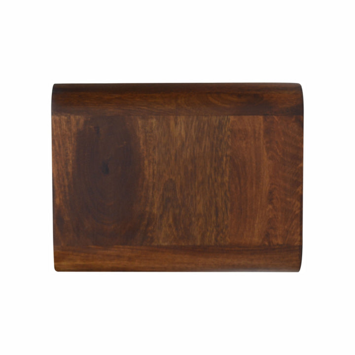 Floating Chestnut Open Console-Smiddy Furniture