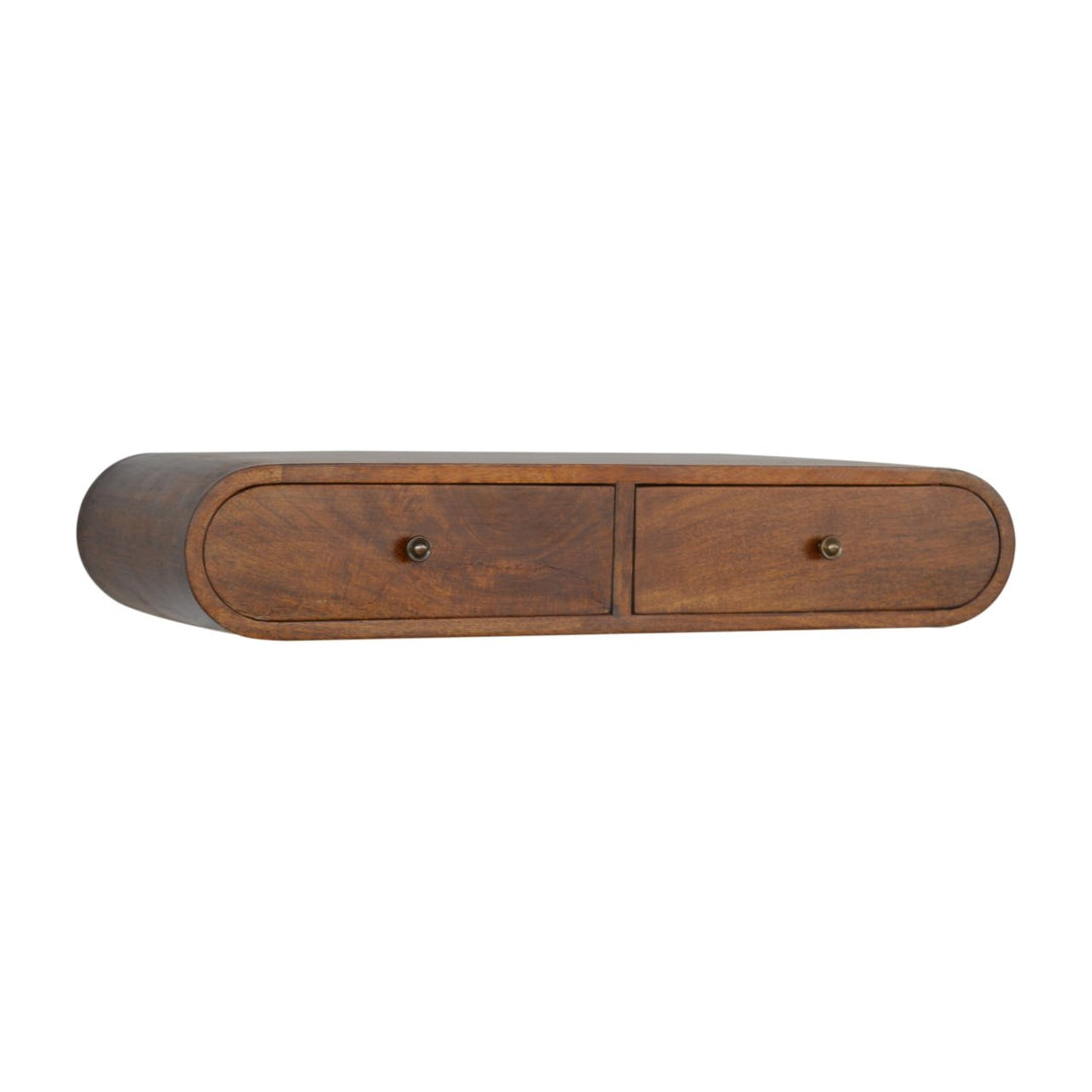 Floating Chestnut London Console-Smiddy Furniture