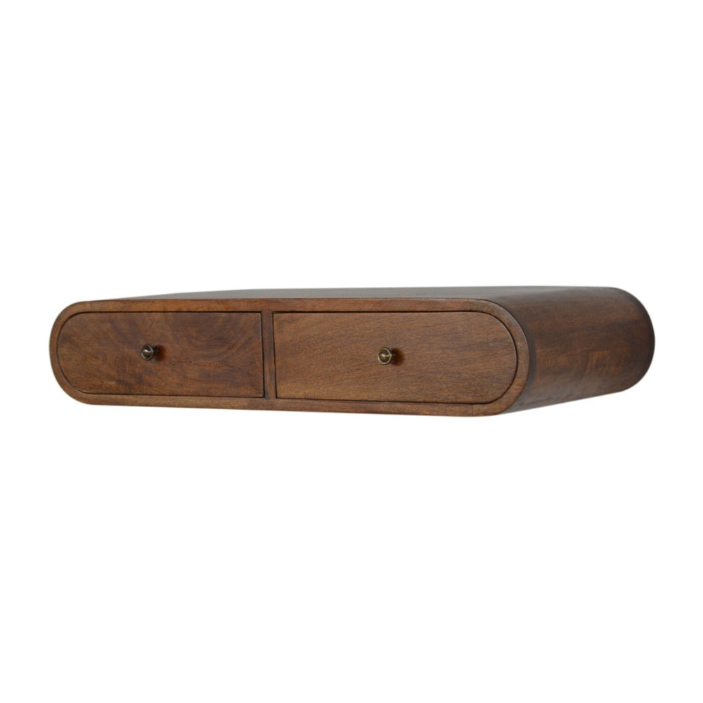 Floating Chestnut London Console-Smiddy Furniture