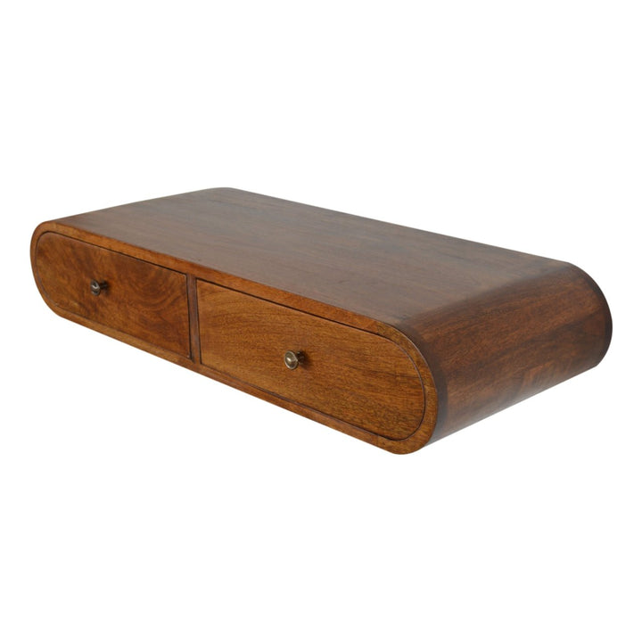 Floating Chestnut London Console-Smiddy Furniture