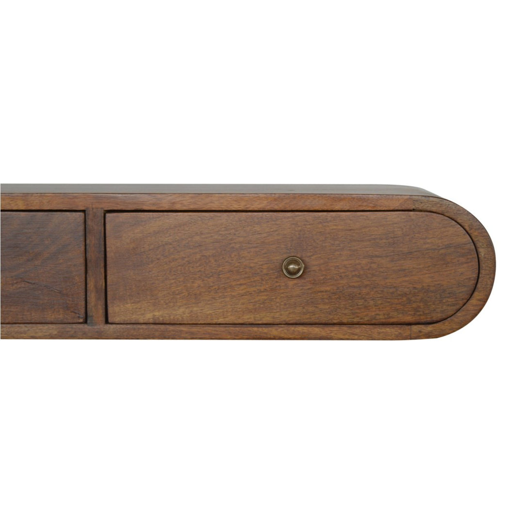 Floating Chestnut London Console-Smiddy Furniture