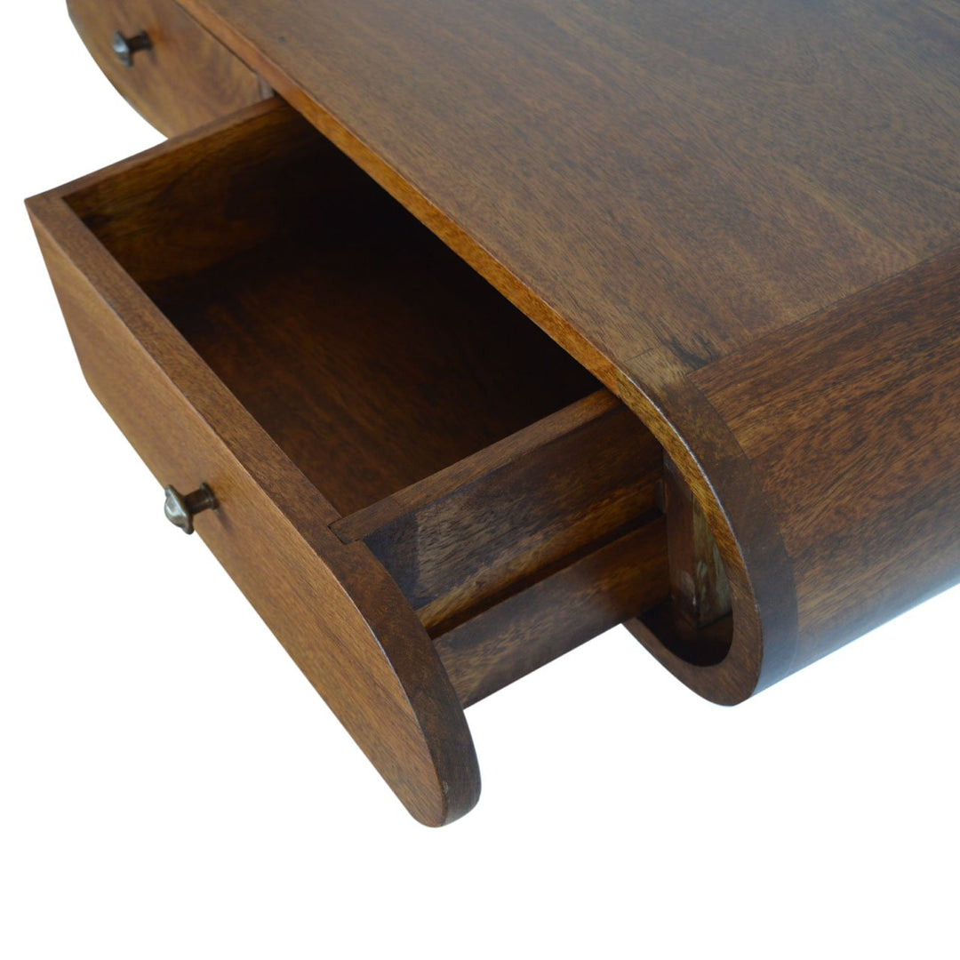 Floating Chestnut London Console-Smiddy Furniture