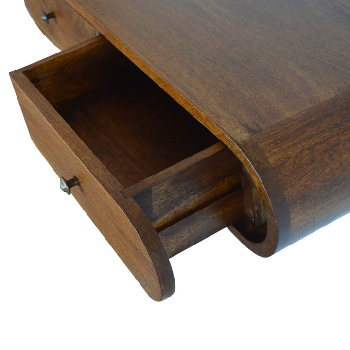 Floating Chestnut London Console-Smiddy Furniture