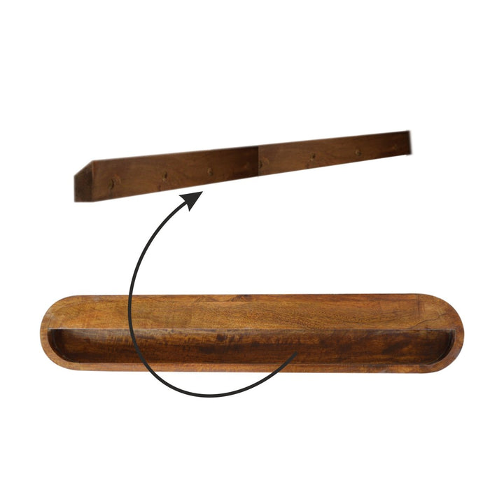 Floating Chestnut London Console-Smiddy Furniture