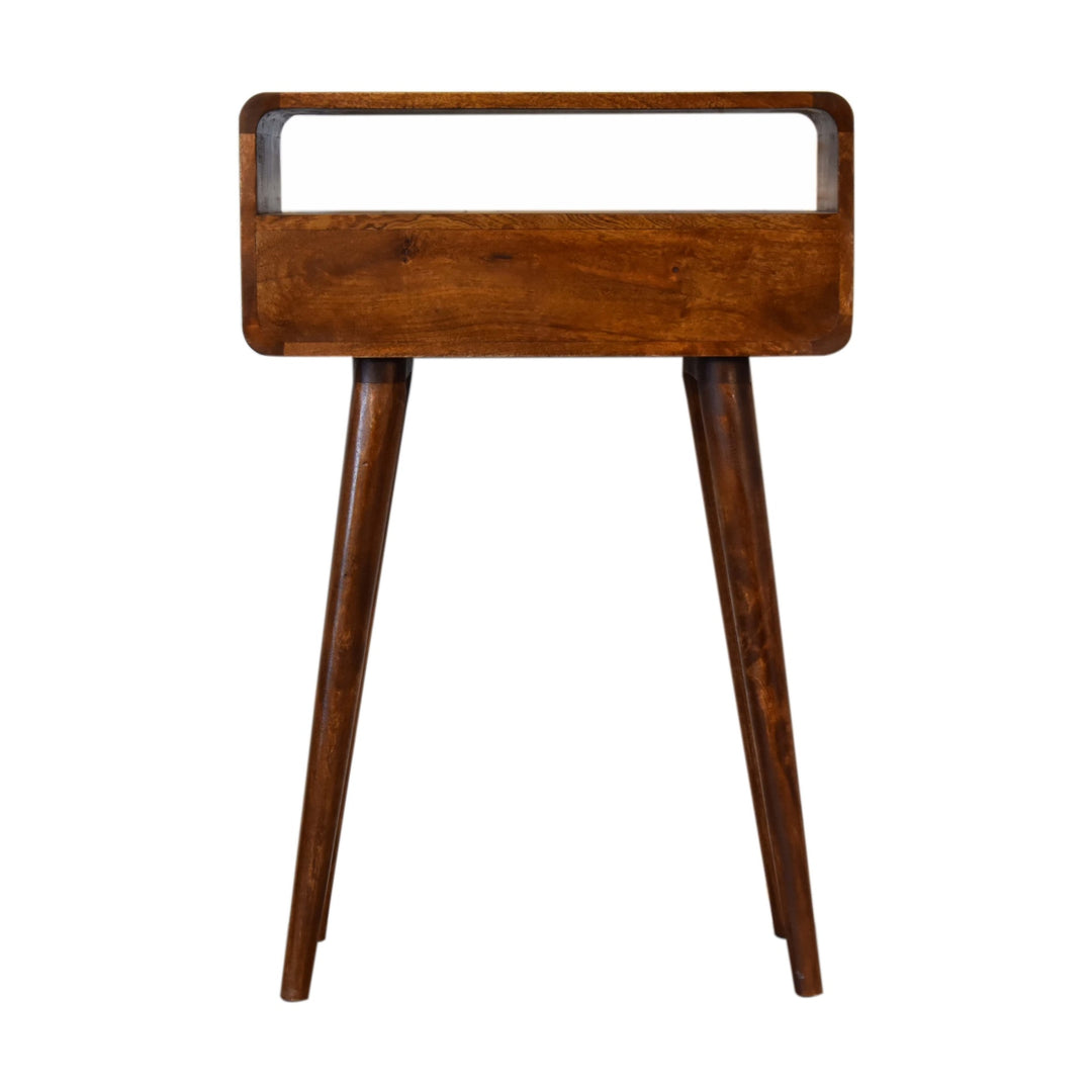 Mini Chestnut Console Table-Smiddy Furniture