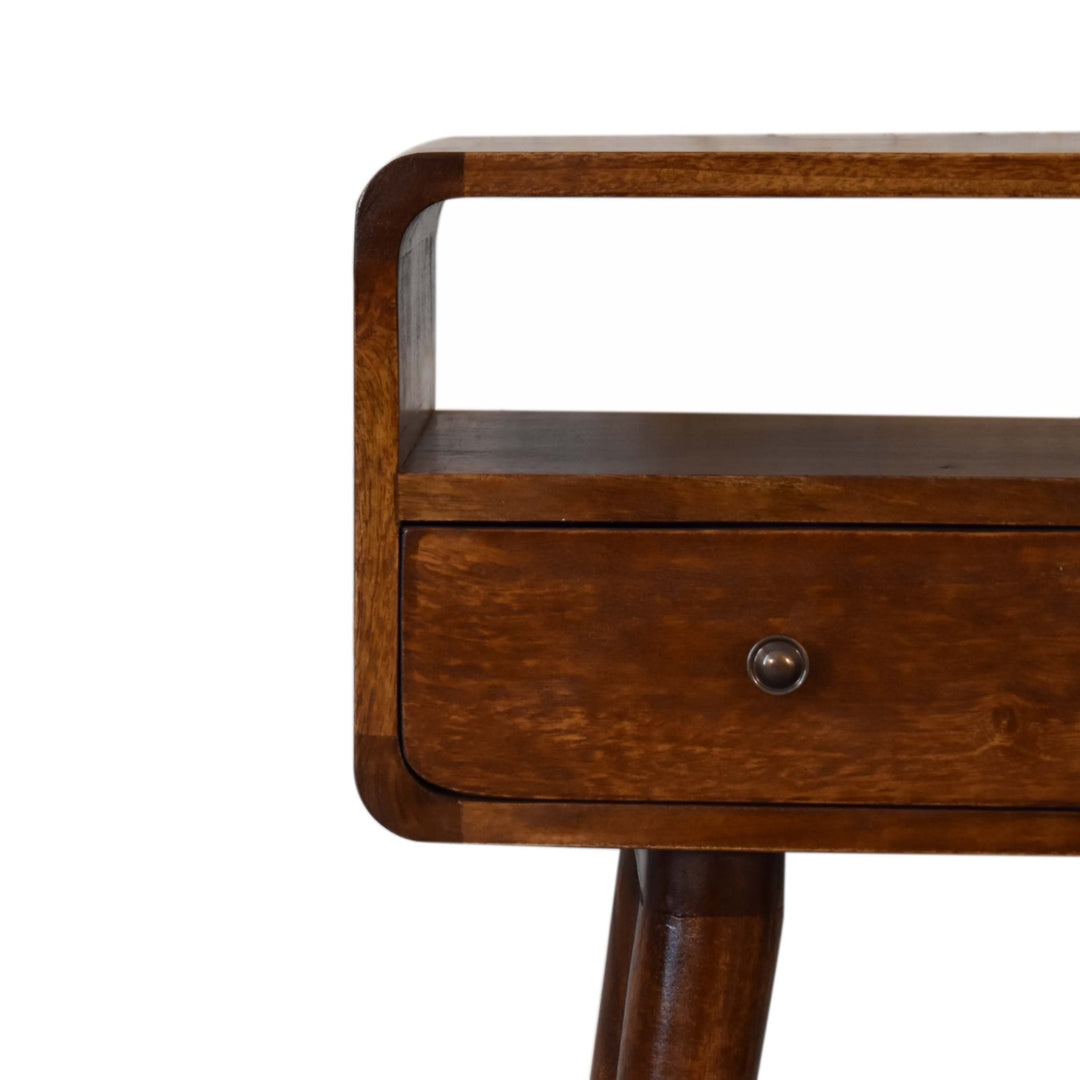 Mini Chestnut Console Table-Smiddy Furniture