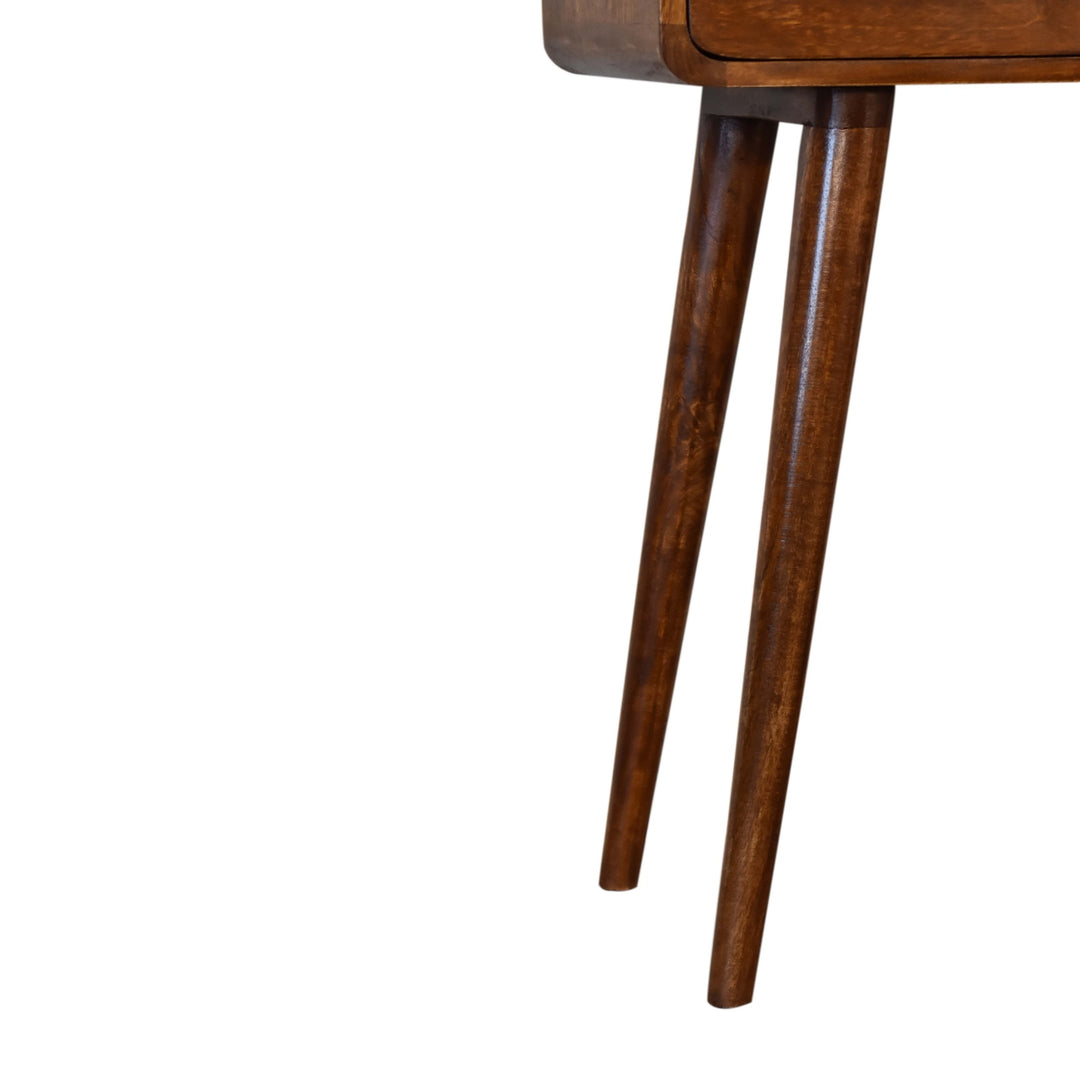 Mini Chestnut Console Table-Smiddy Furniture