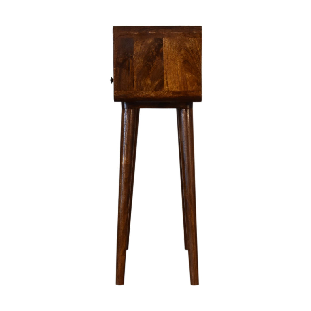 Mini Chestnut Console Table-Smiddy Furniture