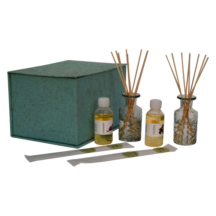 Anka Diffuser Set (Wood)-Smiddy Furniture