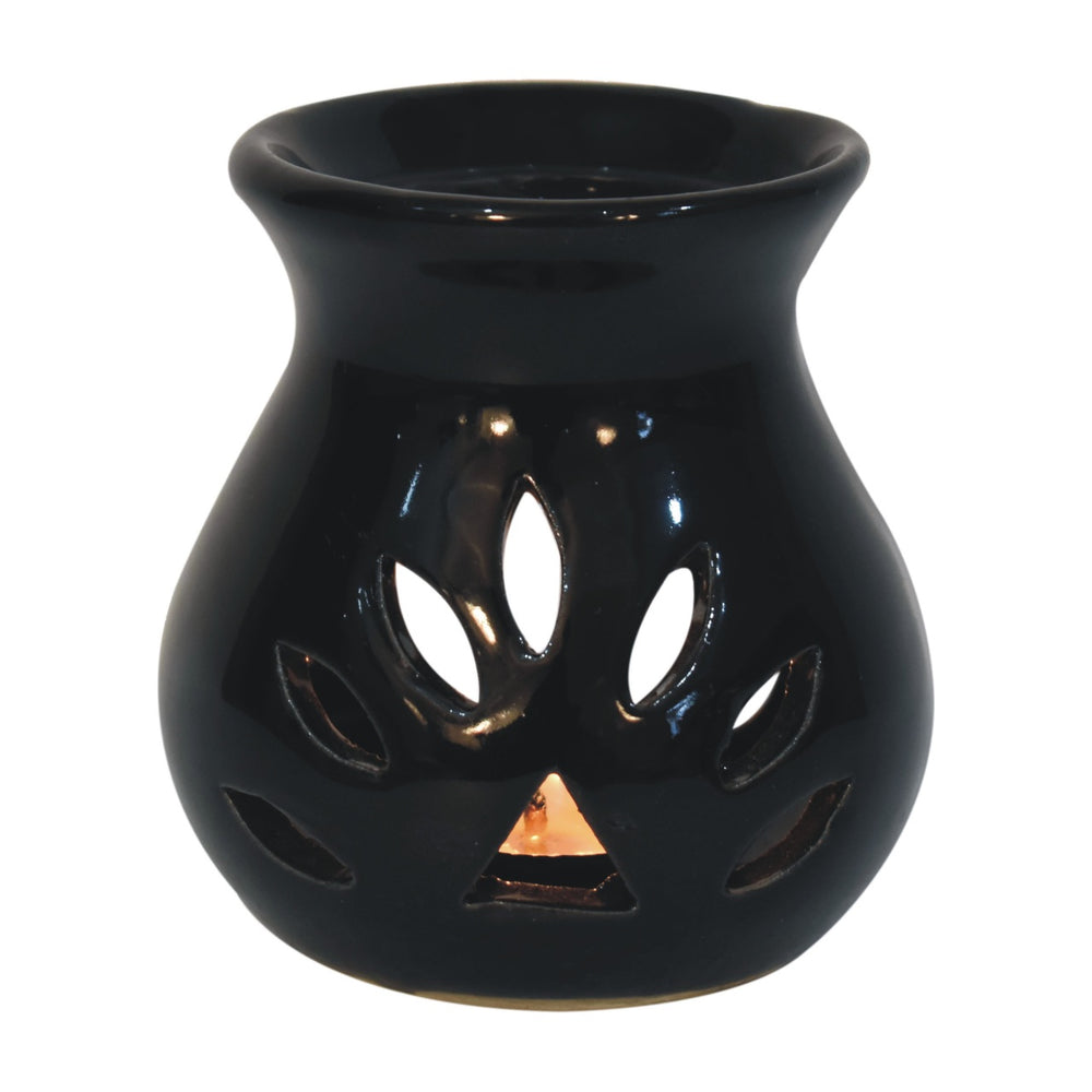 Black Oil Burner Set (Lotus)-Smiddy Furniture