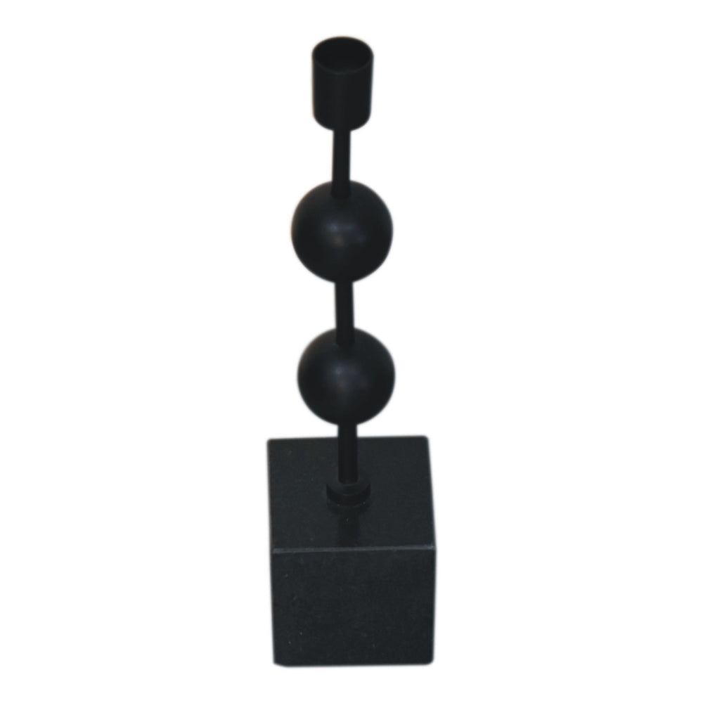Granite Bubble Candle Holder-Smiddy Furniture