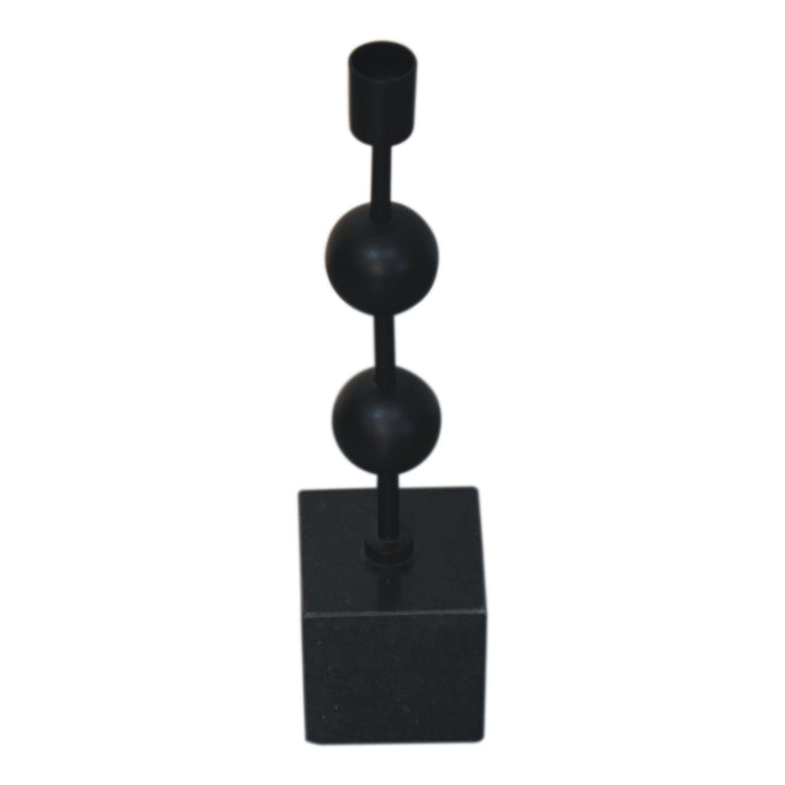 Granite Bubble Candle Holder-Smiddy Furniture