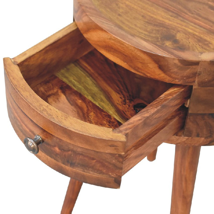 Alina Honey Bedside-Smiddy Furniture