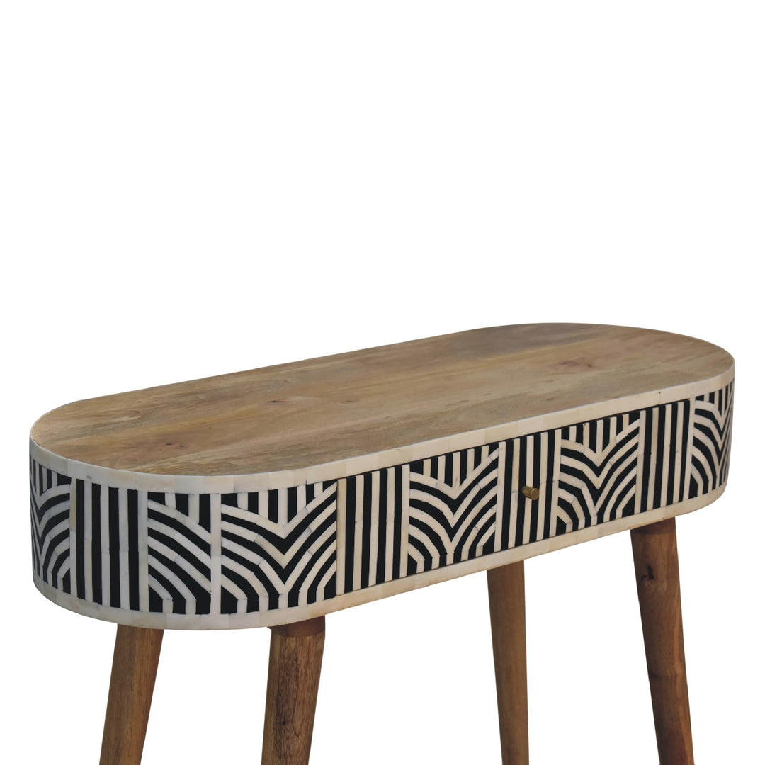Edessa Bone Inlay Console Table-Smiddy Furniture