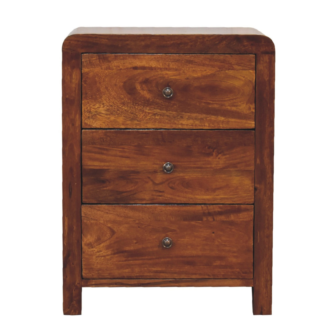 Aspen 3 Drawer Bedside-Smiddy Furniture