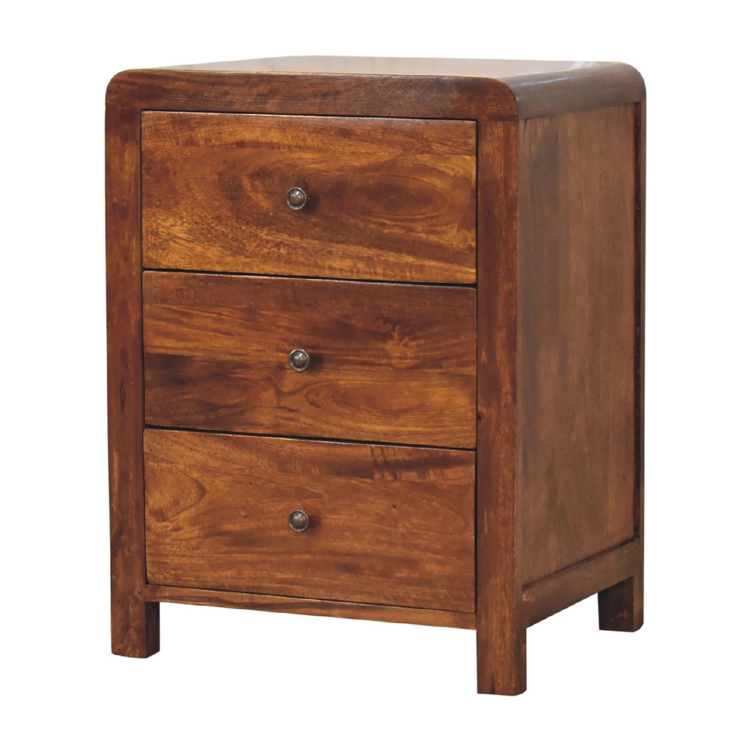 Aspen 3 Drawer Bedside-Smiddy Furniture