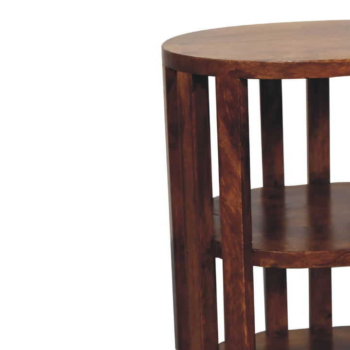 Ariella Double Shelf Bedside-Smiddy Furniture