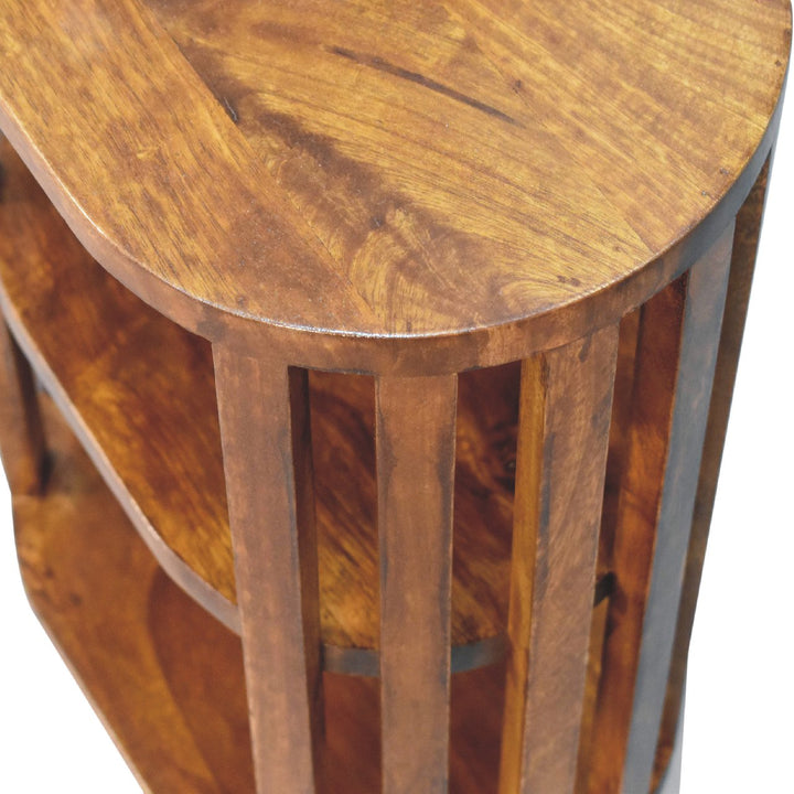 Ariella Double Shelf Bedside-Smiddy Furniture