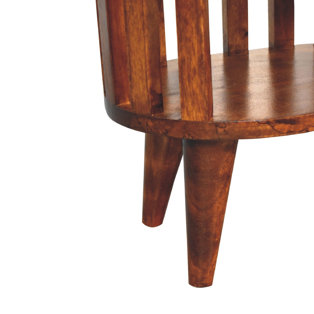 Ariella Double Shelf Bedside-Smiddy Furniture