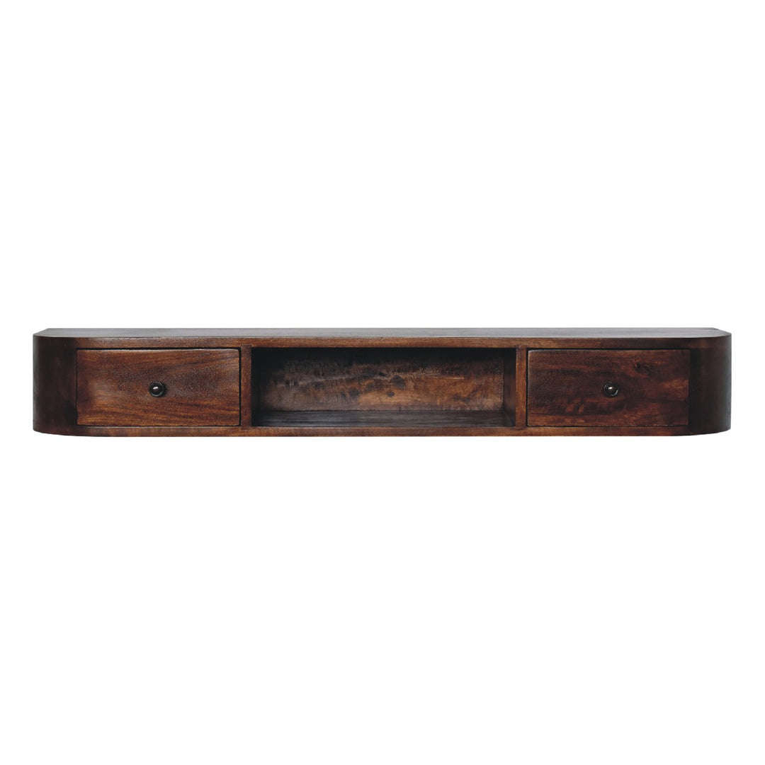 Lunar 2 Drawer Floating Console-Smiddy Furniture