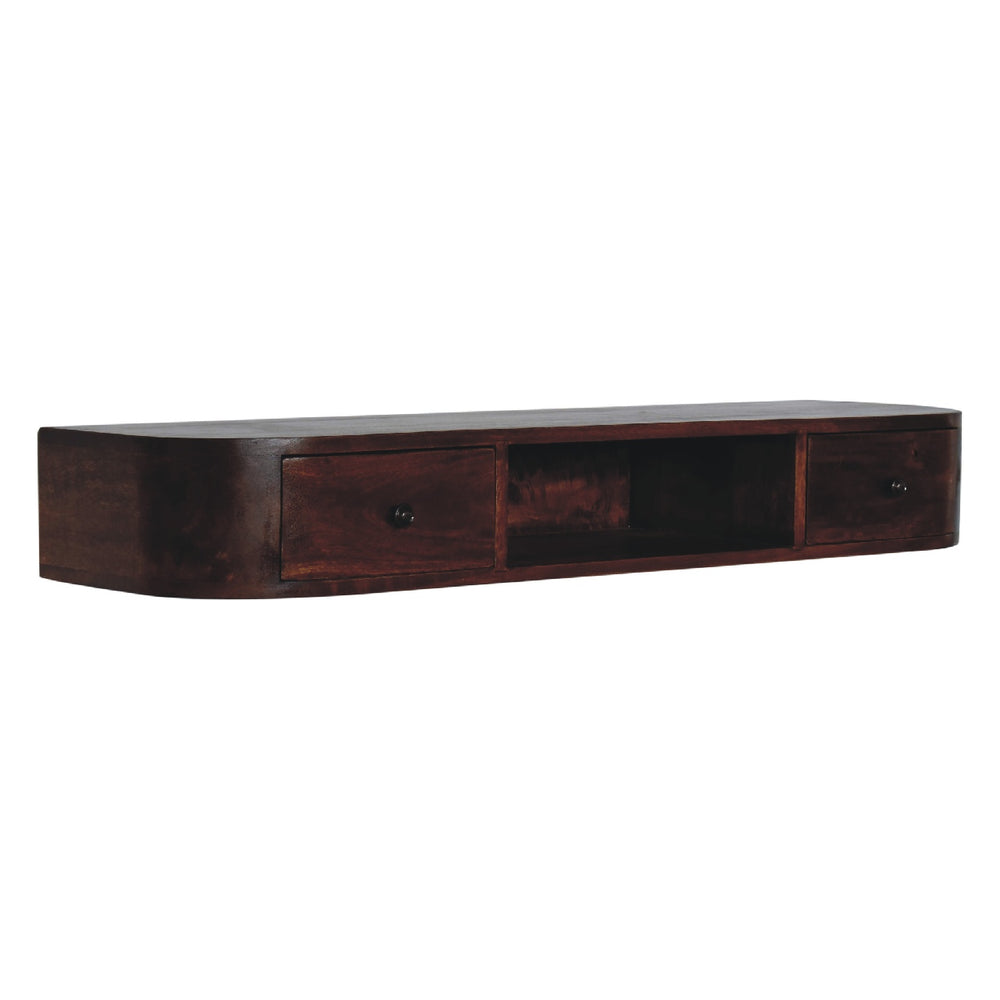 Lunar 2 Drawer Floating Console-Smiddy Furniture