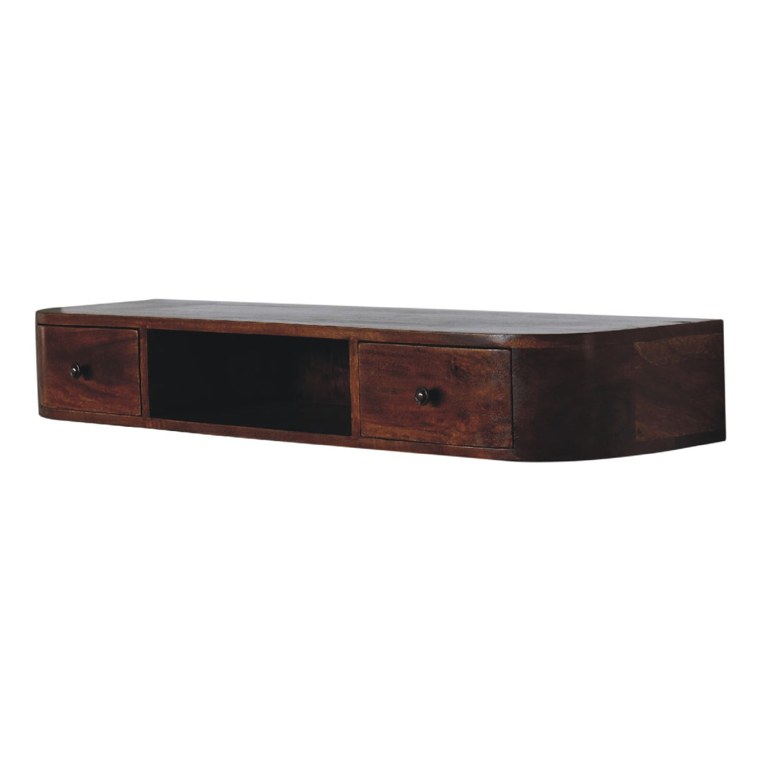 Lunar 2 Drawer Floating Console-Smiddy Furniture