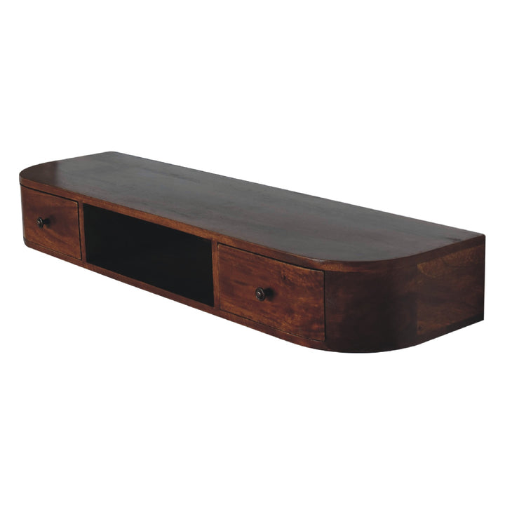 Lunar 2 Drawer Floating Console-Smiddy Furniture