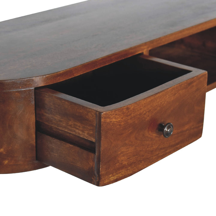 Lunar 2 Drawer Floating Console-Smiddy Furniture