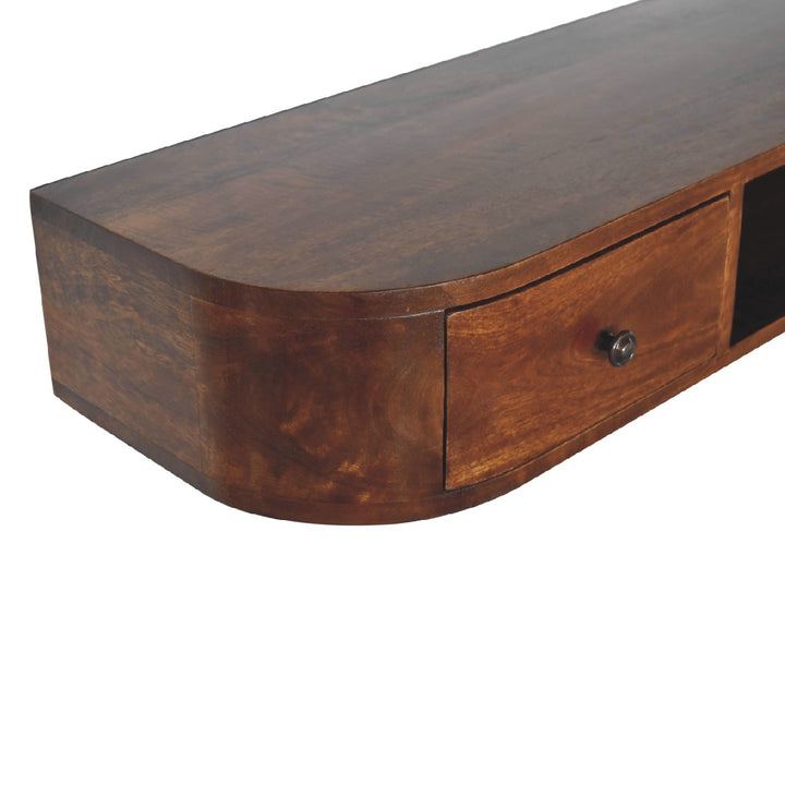 Lunar 2 Drawer Floating Console-Smiddy Furniture