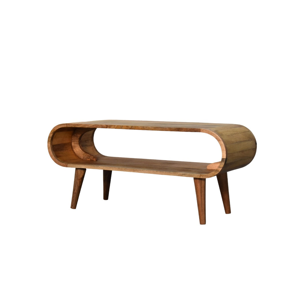 Amaya Nordic Style Oak-ish Coffee Table-Smiddy Furniture