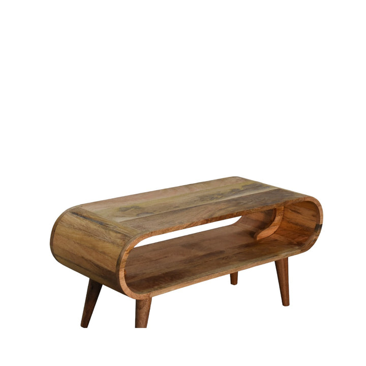 Amaya Nordic Style Oak-ish Coffee Table-Smiddy Furniture