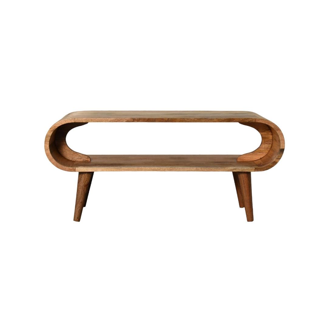 Amaya Nordic Style Oak-ish Coffee Table-Smiddy Furniture