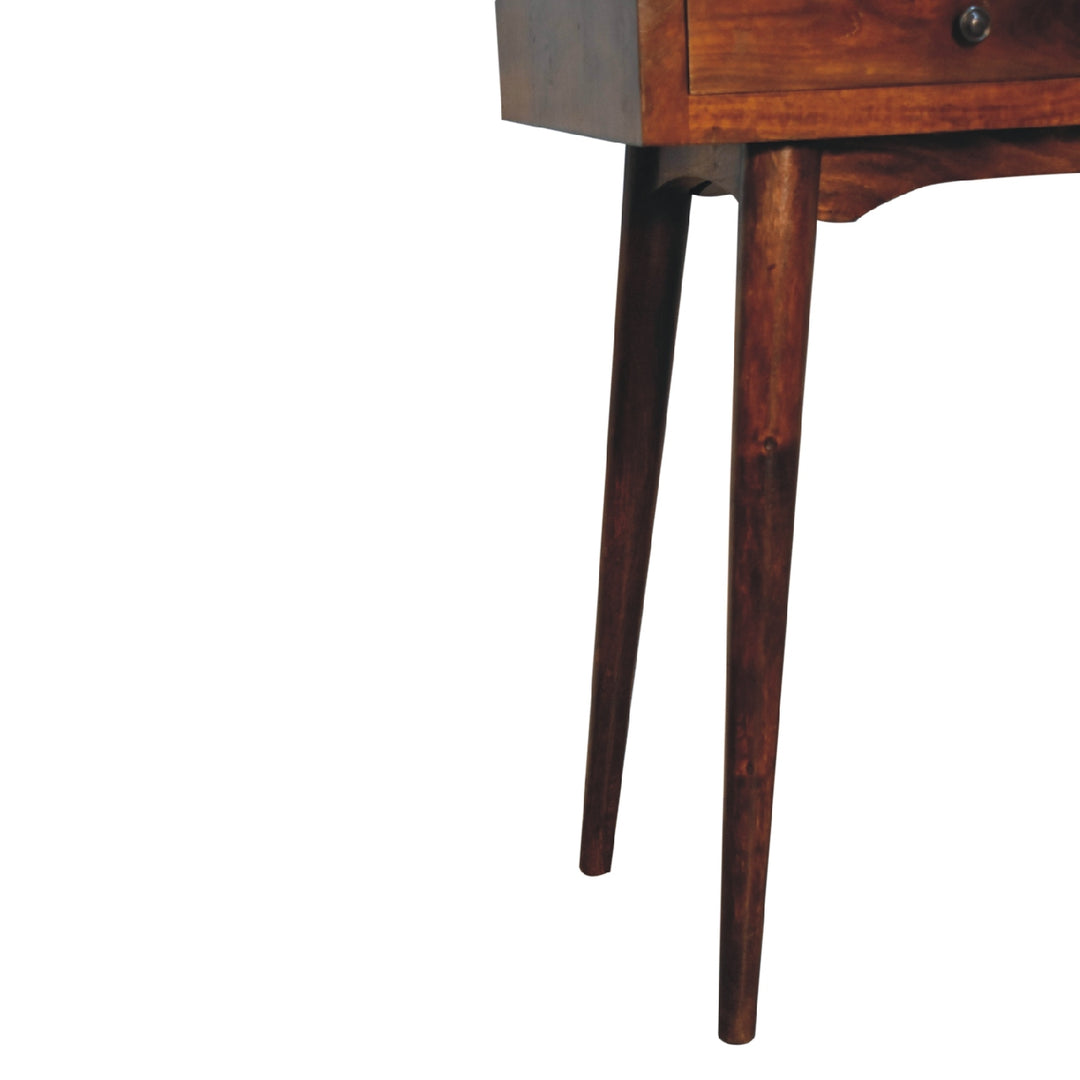 Chestnut Hallway 2 Drawer Console Table-Smiddy Furniture