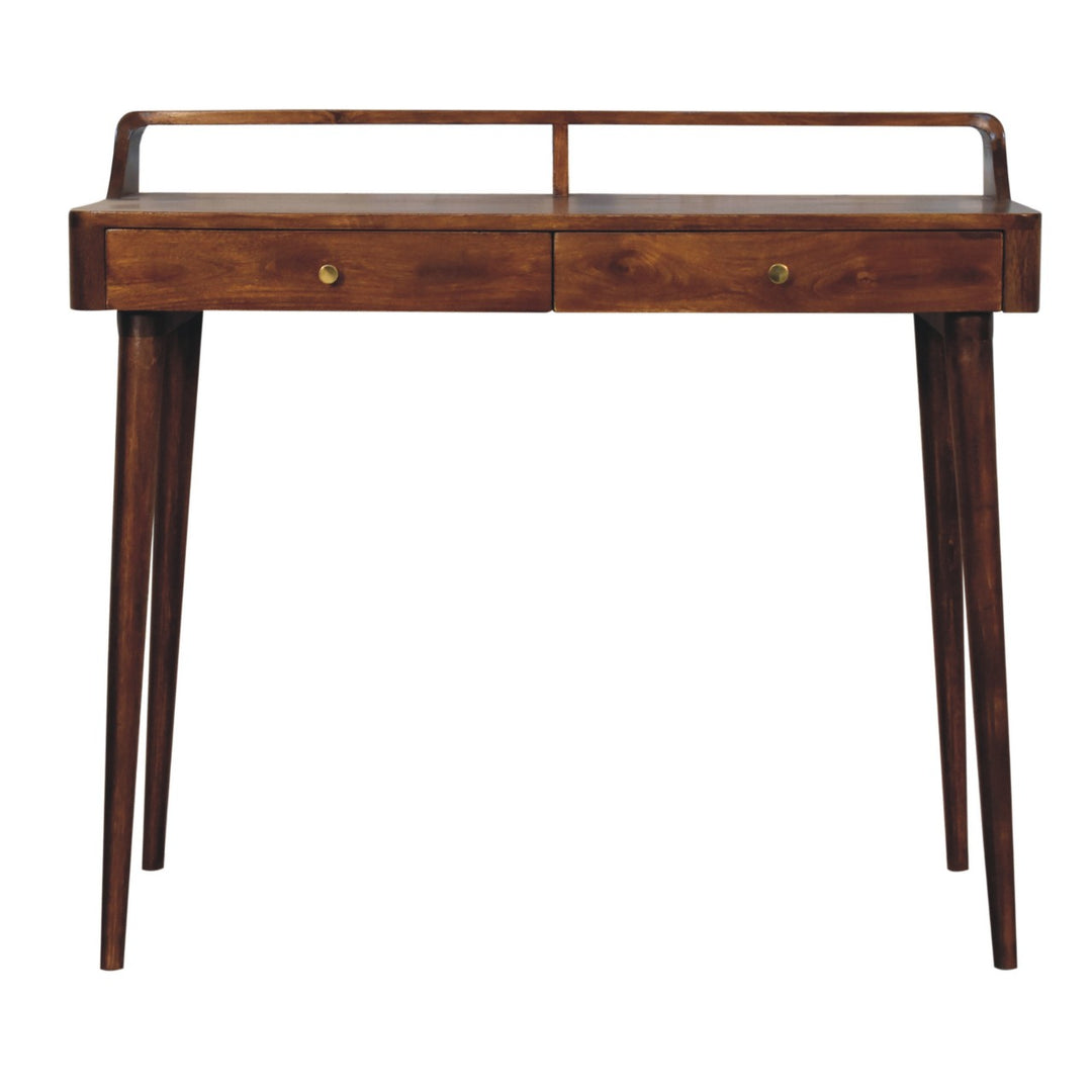 Elevated Chestnut Console Table-Smiddy Furniture