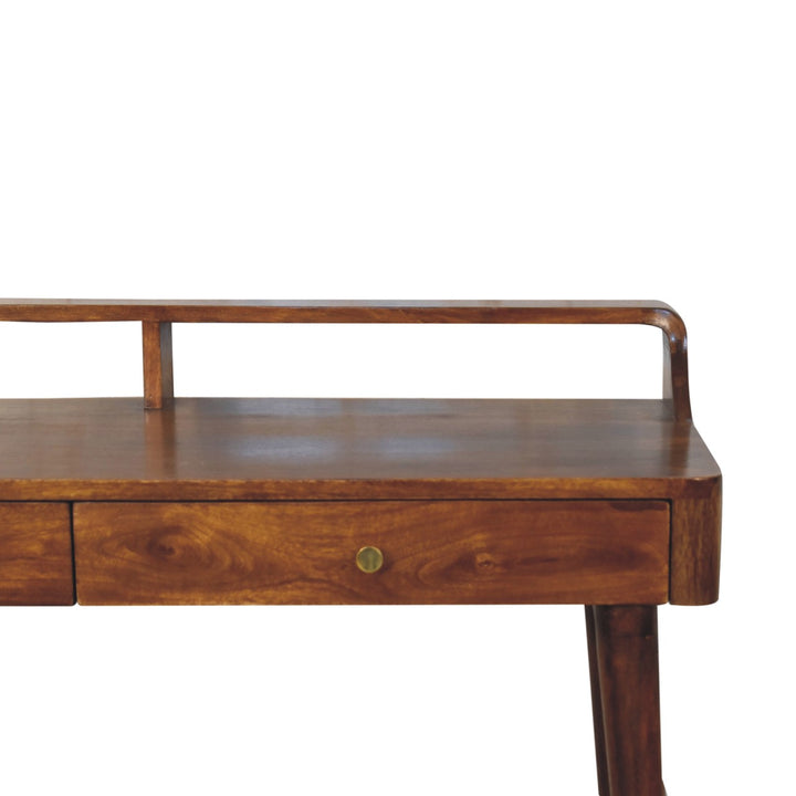 Elevated Chestnut Console Table-Smiddy Furniture