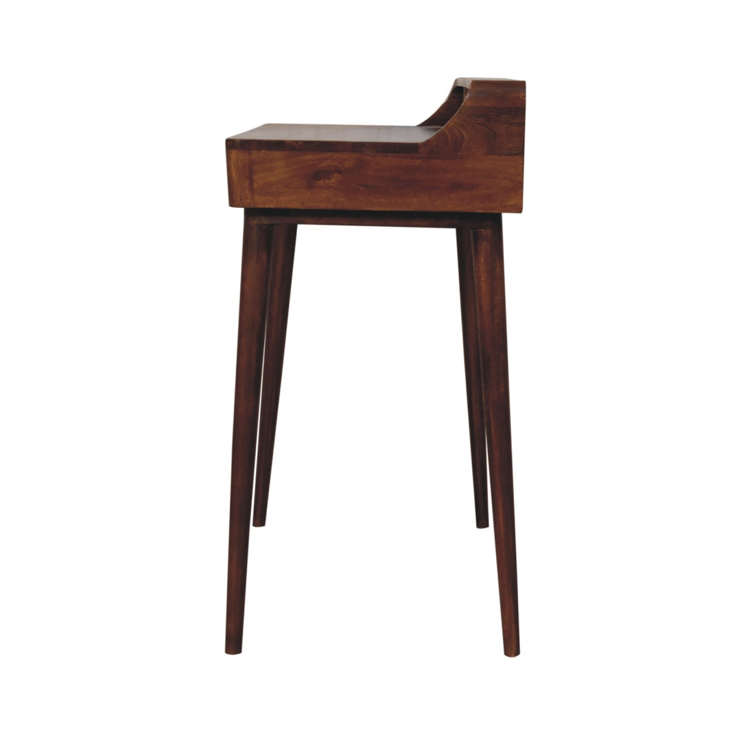 Elevated Chestnut Console Table-Smiddy Furniture