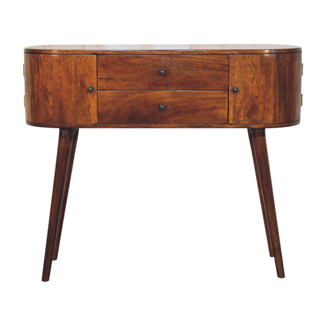 Grove Chestnut Console Table-Smiddy Furniture