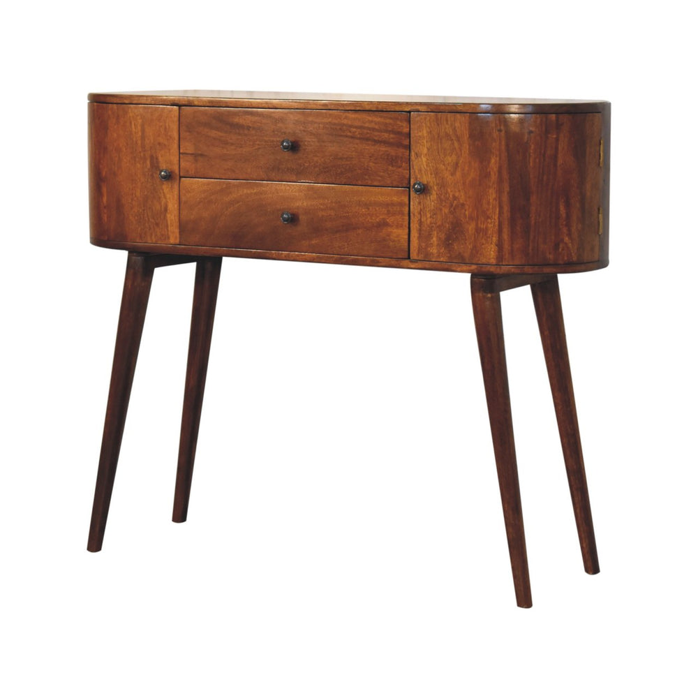 Grove Chestnut Console Table-Smiddy Furniture