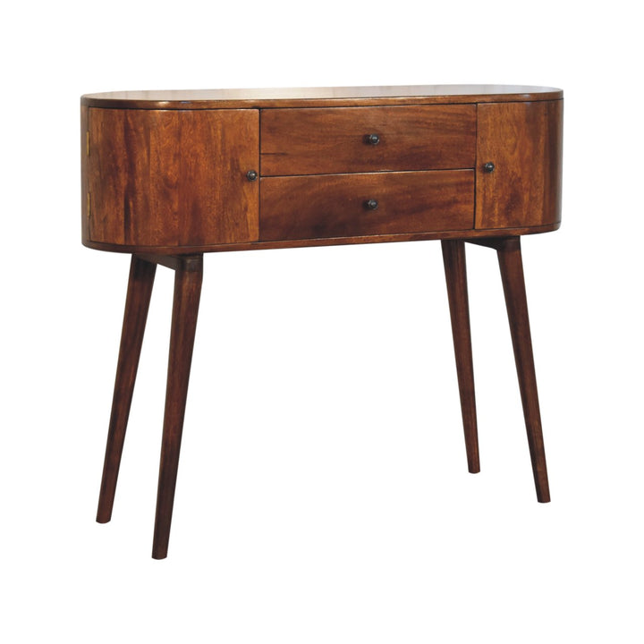 Grove Chestnut Console Table-Smiddy Furniture