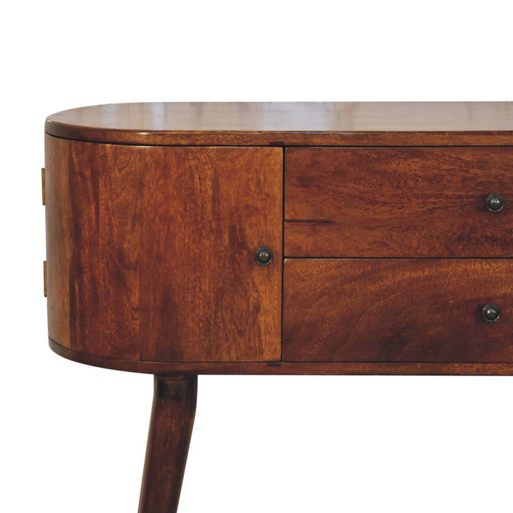 Grove Chestnut Console Table-Smiddy Furniture