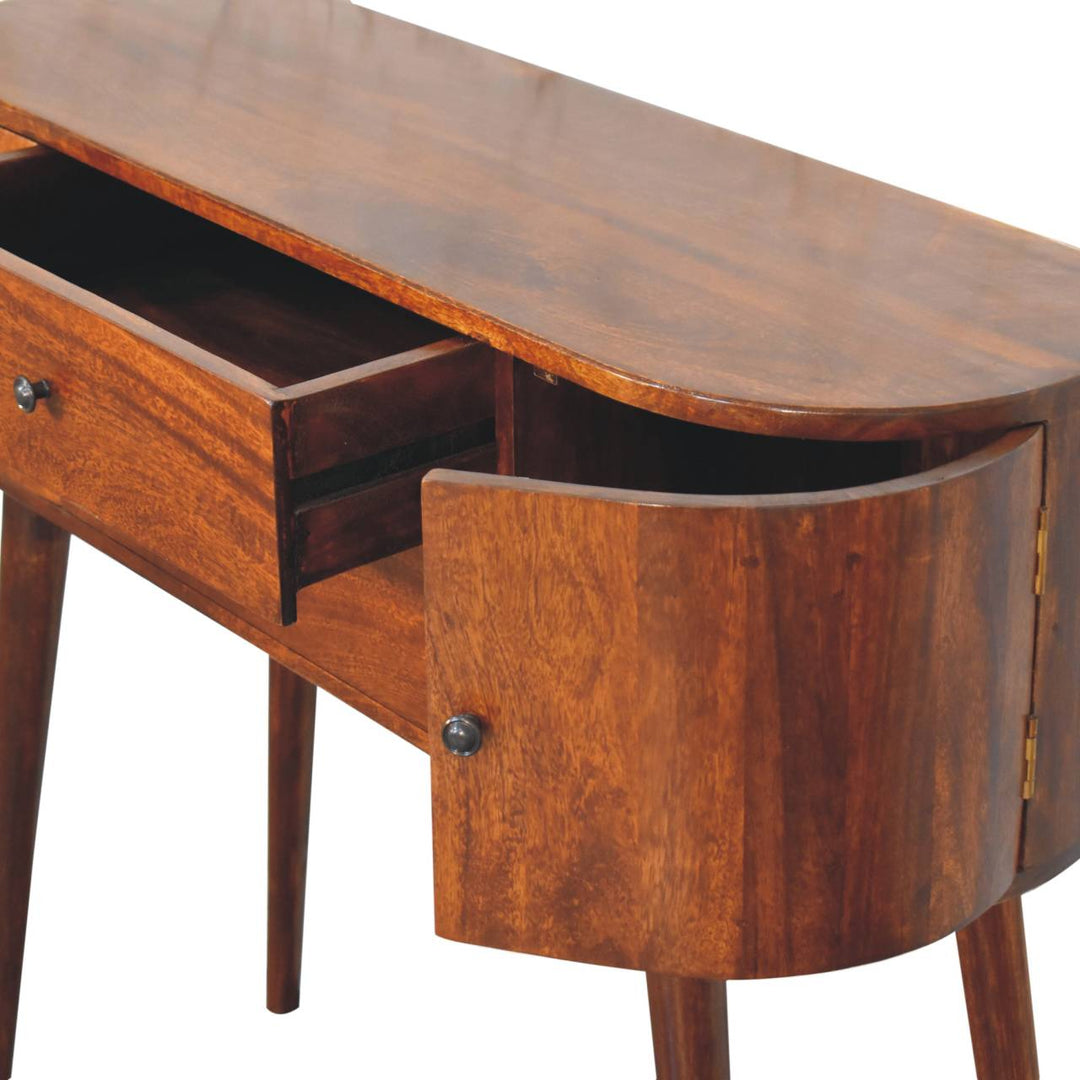 Grove Chestnut Console Table-Smiddy Furniture