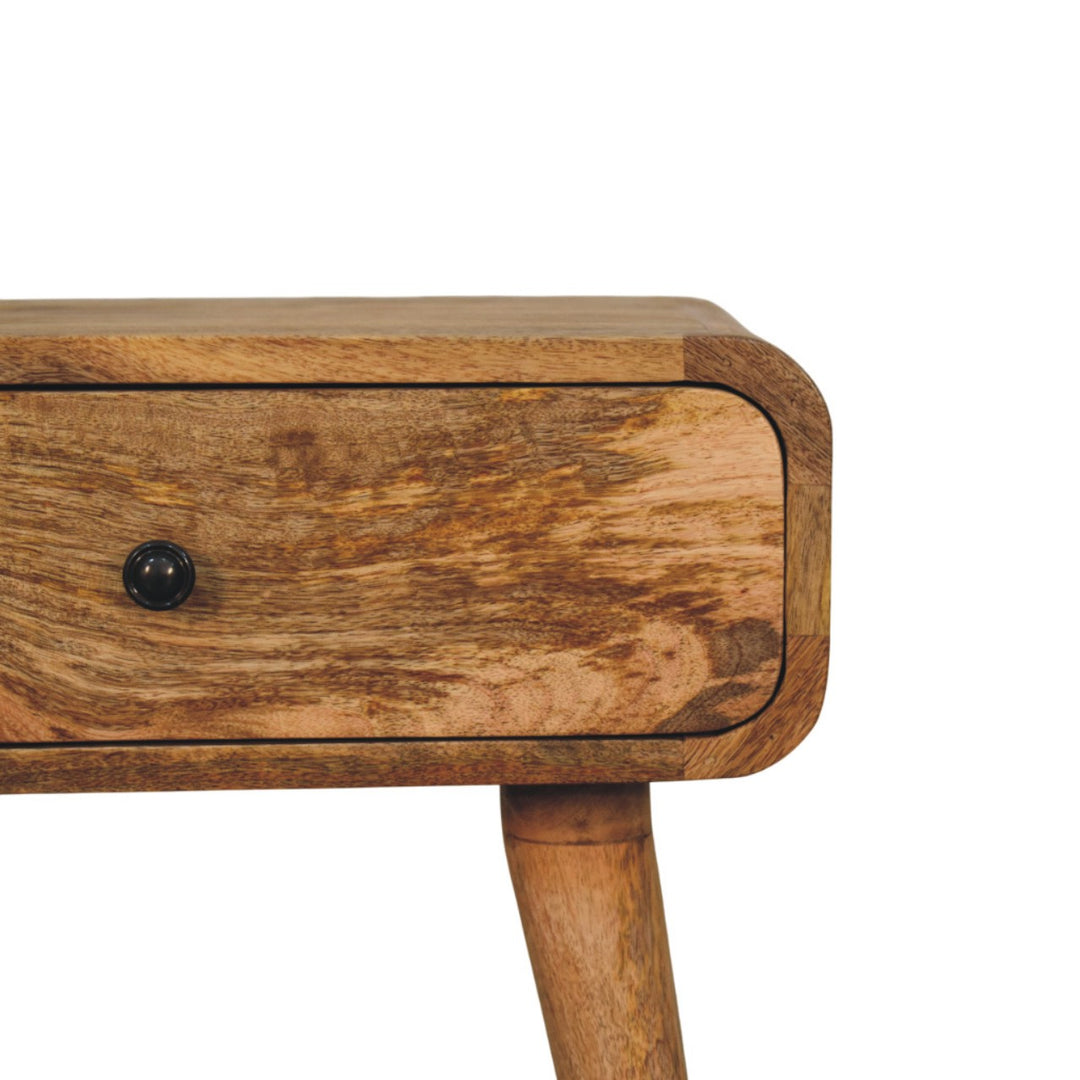 Avora Oak-ish Nightstand with 1 drawer-Smiddy Furniture