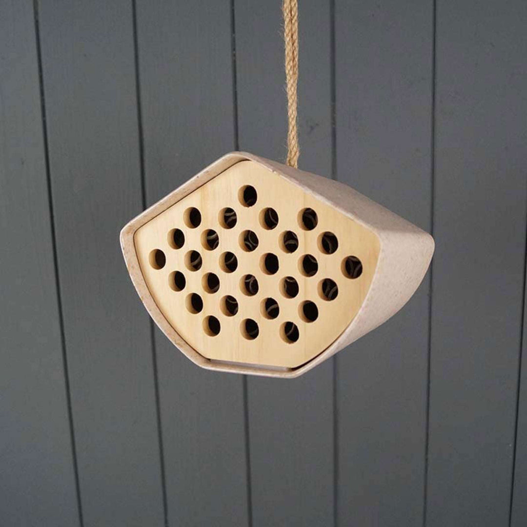 Earthy Sustainable Bee House (16cm) - Geko Products