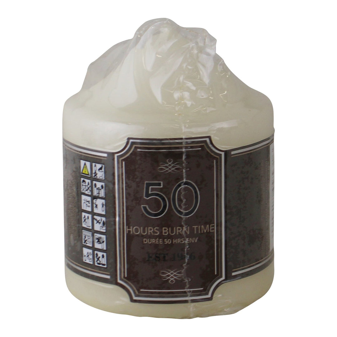 Overdipped Church Pillar Candle, 50 hour Burn Time - Smiddy Furniture-1