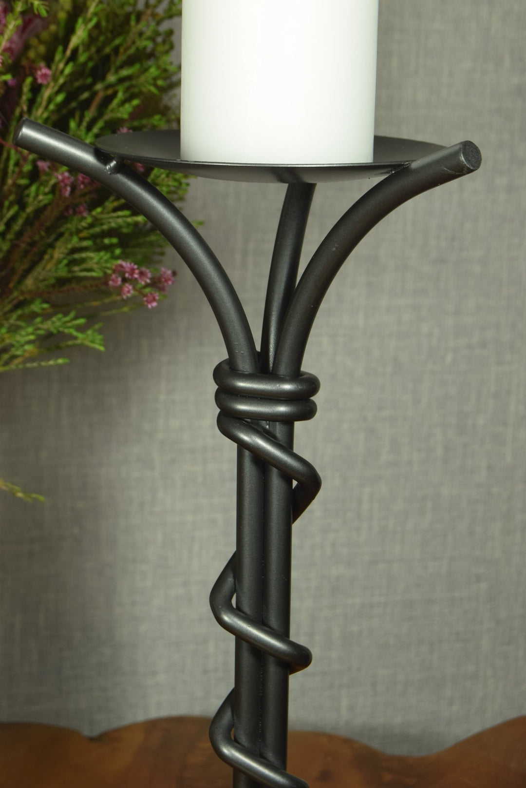 Wrought Iron Candlesticks - Smiddy Furniture