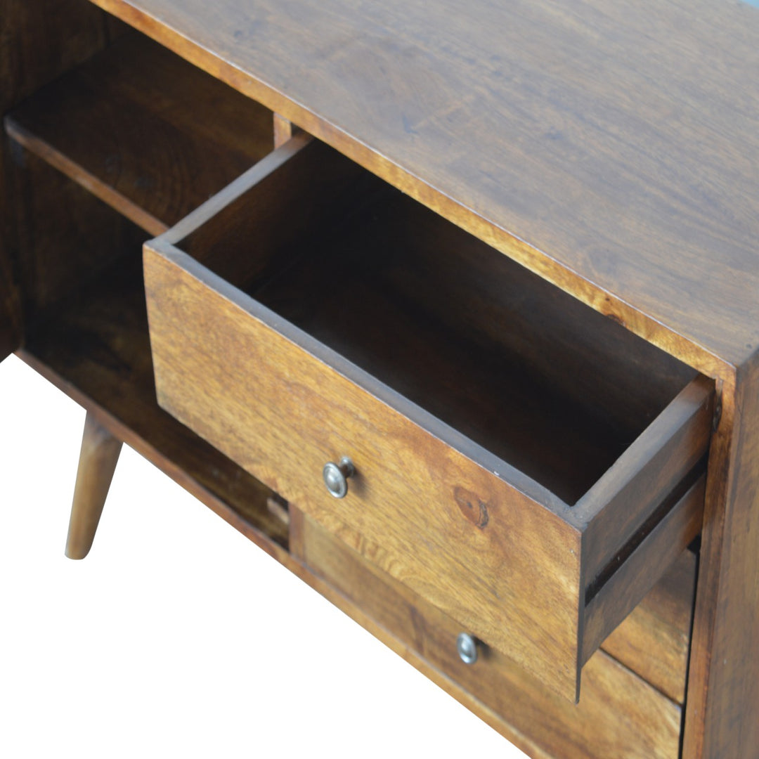 Carved Chestnut Sideboard - Smiddy Furniture