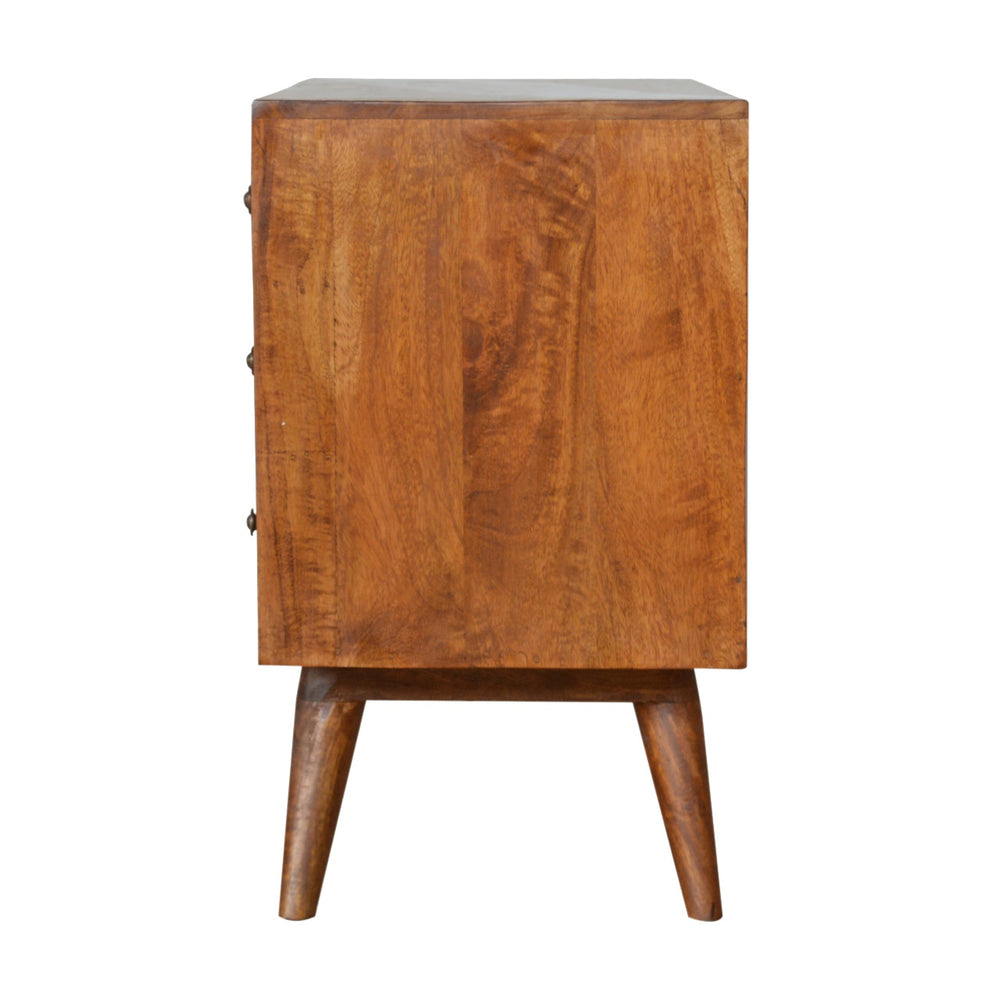 Carved Chestnut Sideboard - Smiddy Furniture