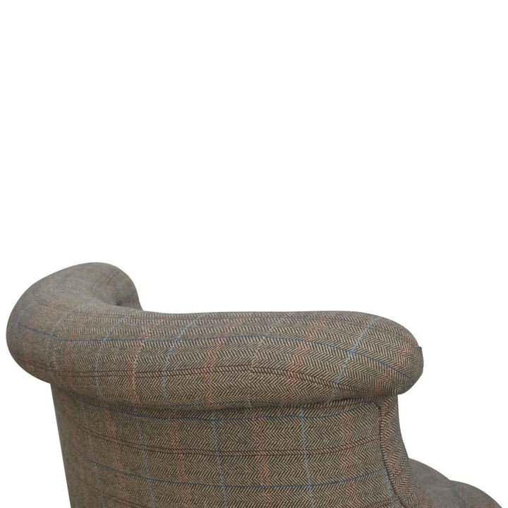 Small Multi Tweed Accent Chair - Smiddy Furniture