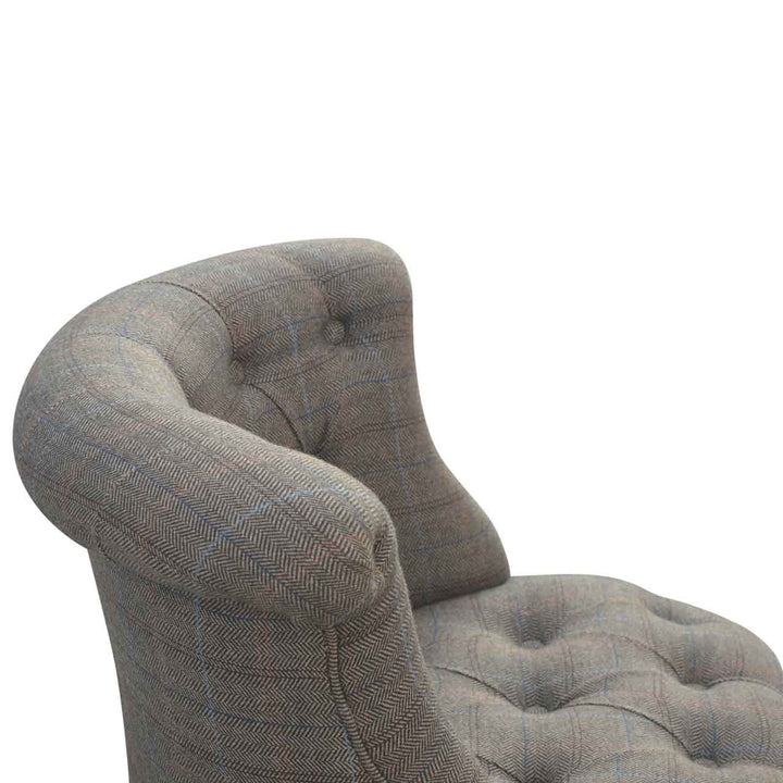 Small Multi Tweed Accent Chair - Smiddy Furniture